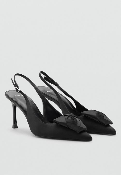 MANGO - Garden slingback - black