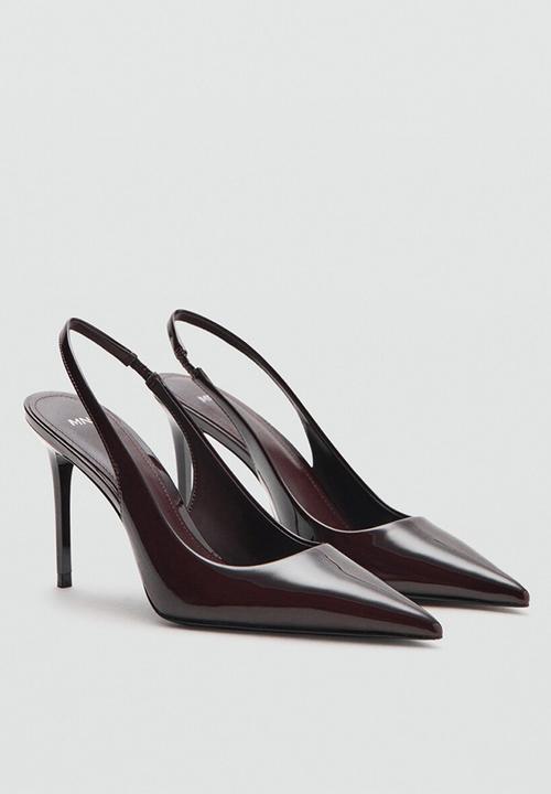 MANGO - Cookie1 slingback - dark red