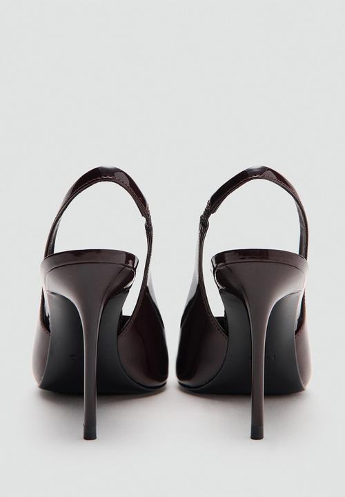 MANGO - Cookie1 slingback - dark red