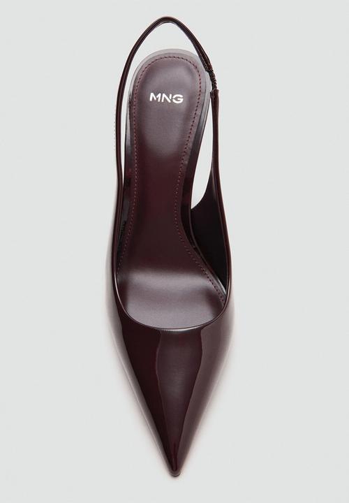 MANGO - Cookie1 slingback - dark red