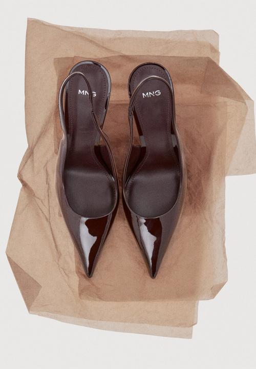 MANGO - Cookie1 slingback - dark red