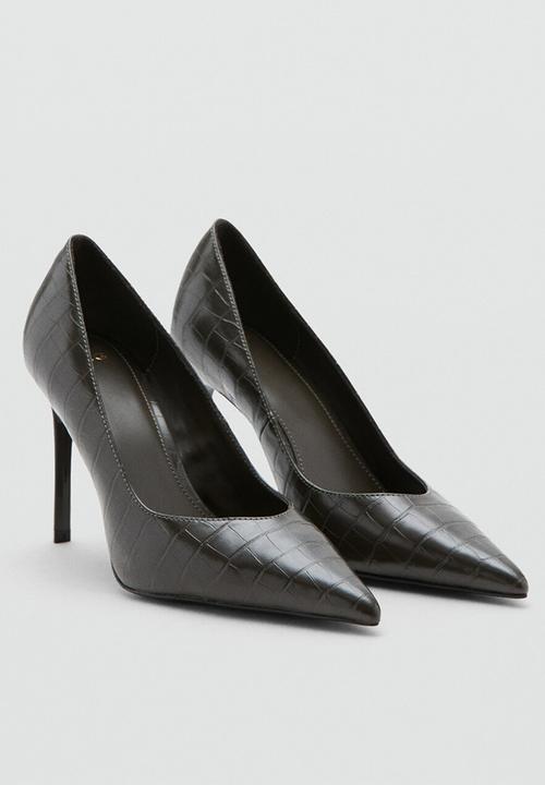 MANGO - Closed heel -  light/pastel gray