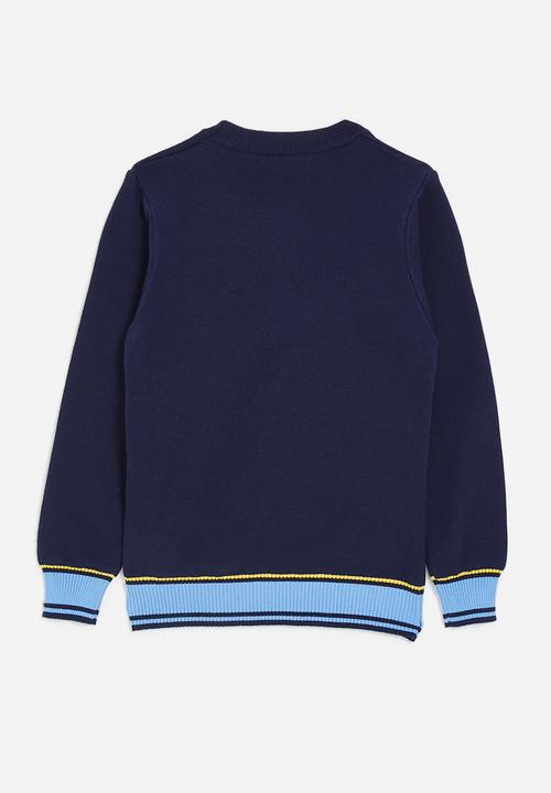 Pop Candy - Dino jersey - blue & black