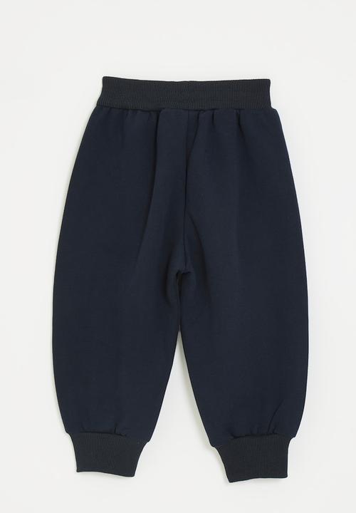 Pop Candy - Bear embroidered sweatpants - navy