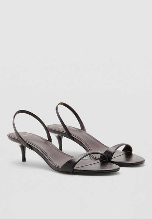 MANGO - Nighty heel - dark brown