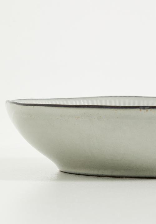 Excellent Houseware - Shift reactive pasta bowl set of 4 - Grey