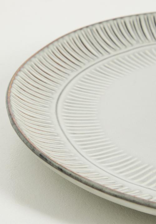 Excellent Houseware - Shift reactive dinner plate set of 4 - Grey