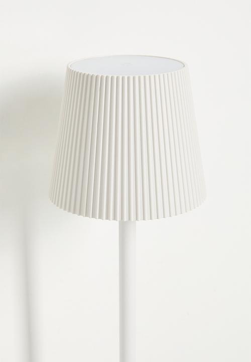 H&S - Lit rechargeable table lamp - White