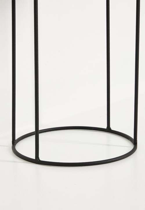H&S - Rivo planter set of 2 - Black