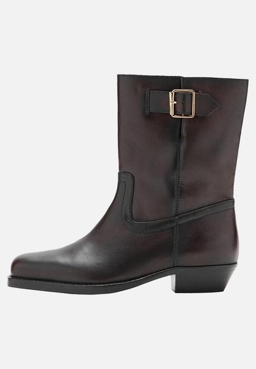 MANGO - Marty ankle boot - dark brown