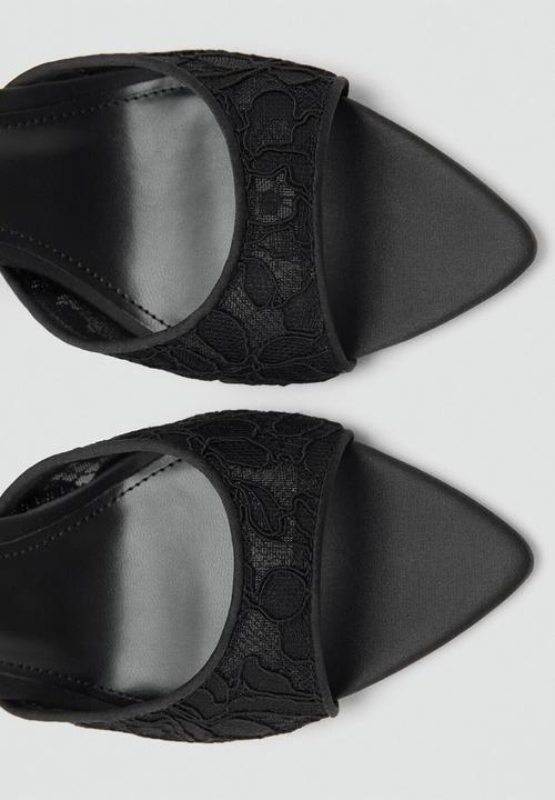 MANGO - Pepye mule - black