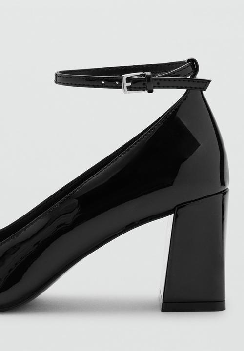MANGO - Nito ankle strap - black