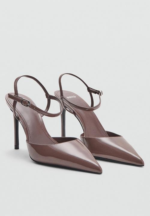 MANGO - Glitty ankle strap - light brown