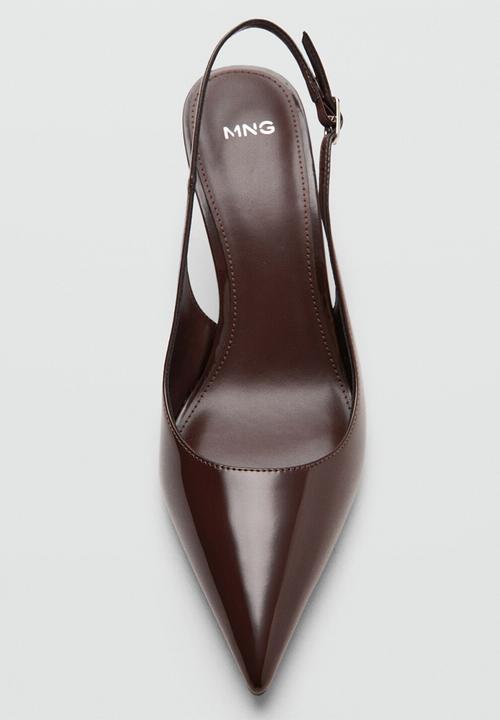 MANGO - Sol slingback - dark brown