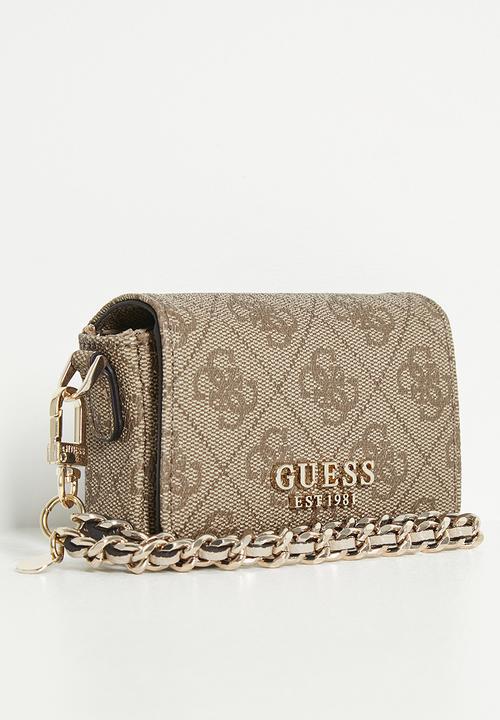 GUESS - Laurel ii sling micro mini - latte logo