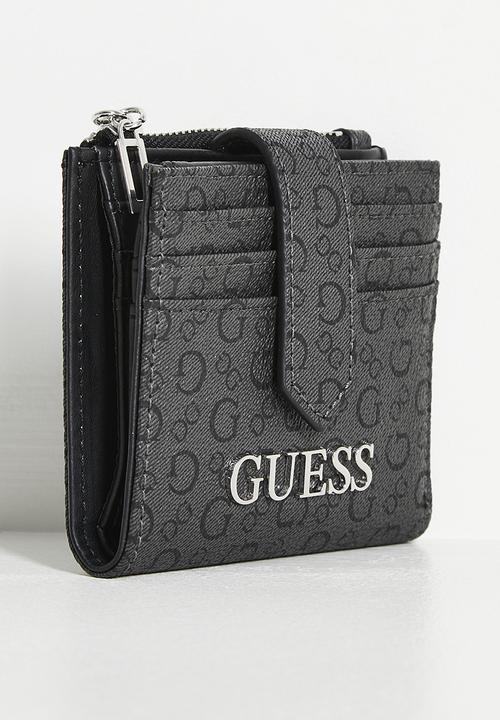 GUESS - Abbas credit card case - coal