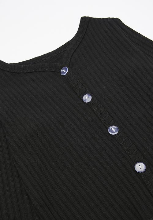 Pop Candy - Cardigan-style top - black
