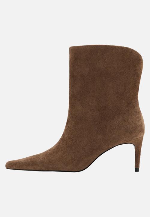 MANGO - Aline ankle boot - medium brown