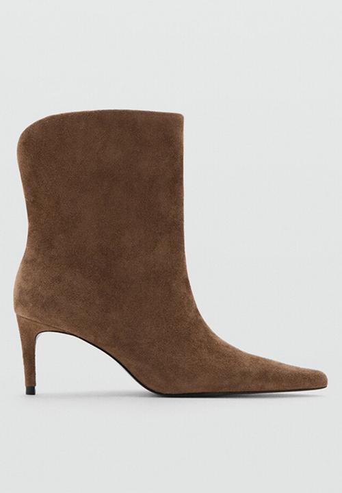 MANGO - Aline ankle boot - medium brown