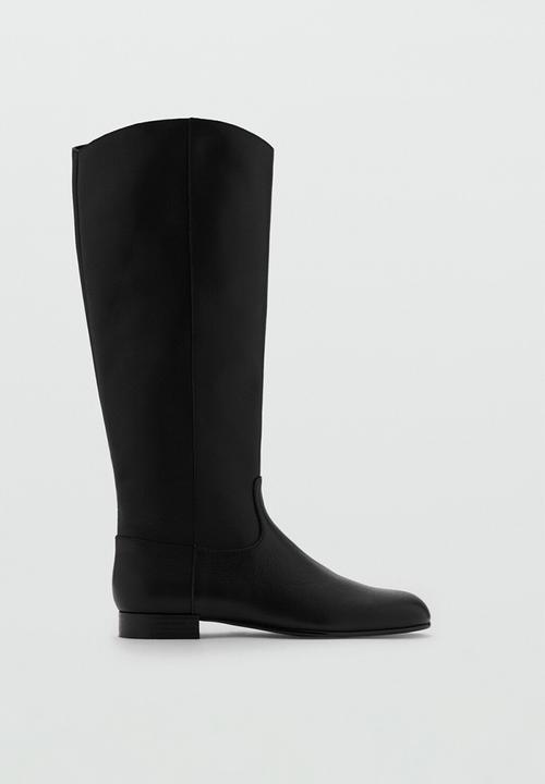 MANGO - Raqui riding boot - black