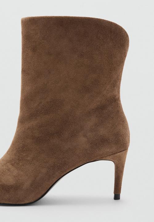 MANGO - Aline ankle boot - medium brown