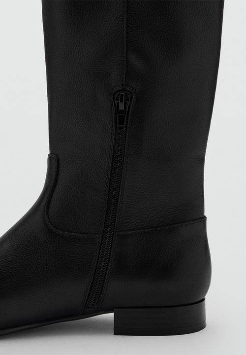 MANGO - Raqui riding boot - black