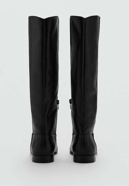 MANGO - Raqui riding boot - black