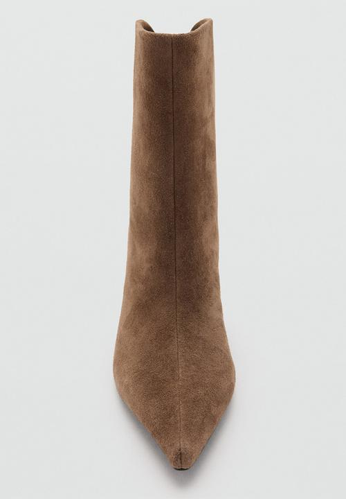 MANGO - Aline ankle boot - medium brown