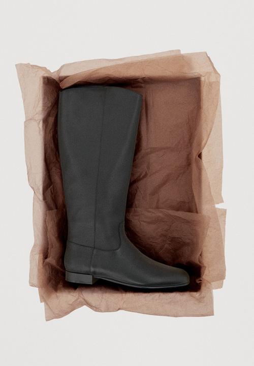 MANGO - Raqui riding boot - black