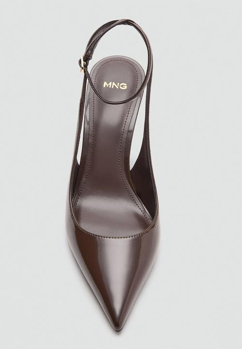 MANGO - Neko ankle strap - dark brown