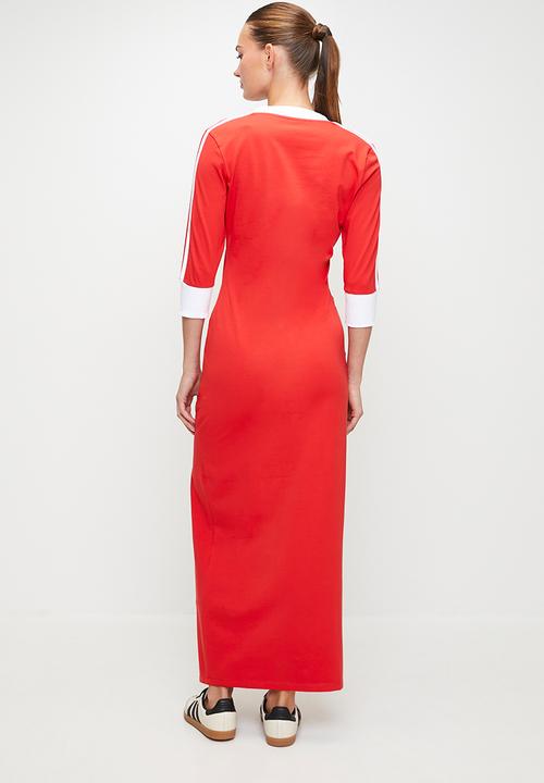 adidas Originals - V-Neck Dress W S26 - Better Scarlet
