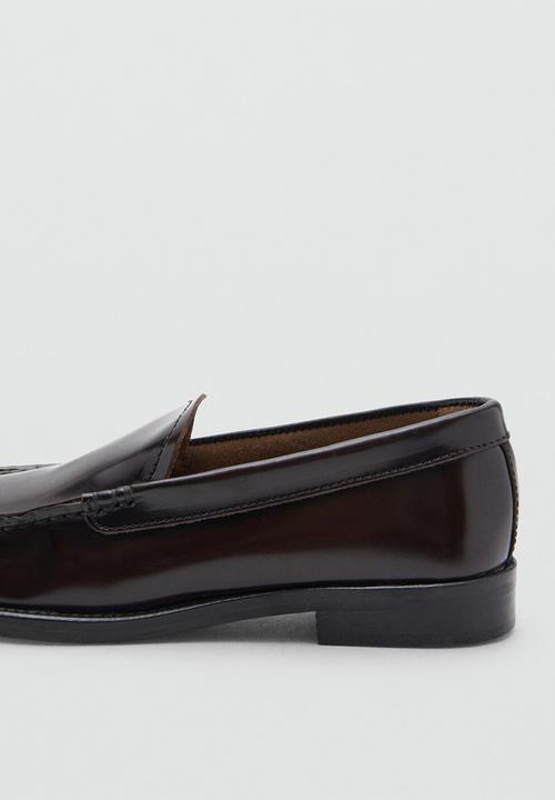 MANGO - Rodeo loafer - dark brown