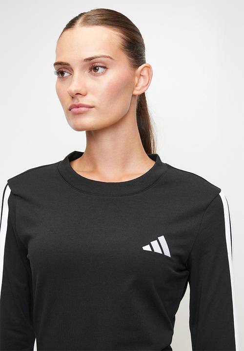 adidas Performance - W 3S crew dress - Black