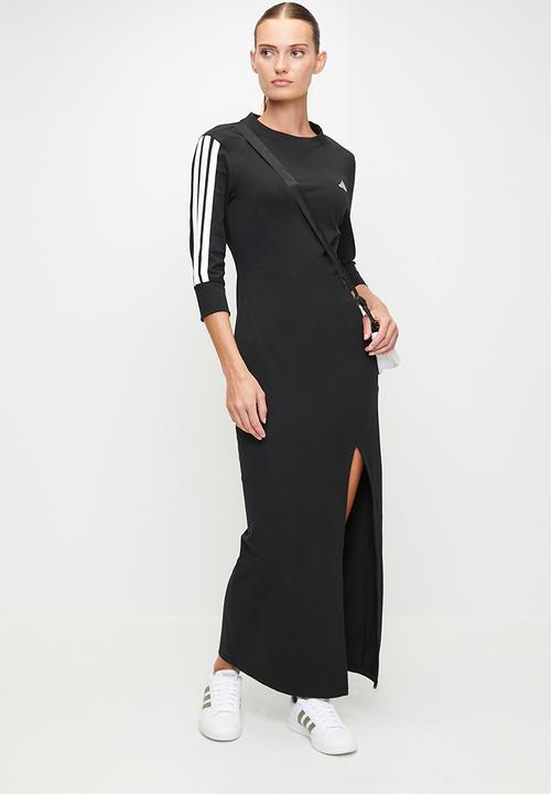 adidas Performance - W 3S crew dress - Black