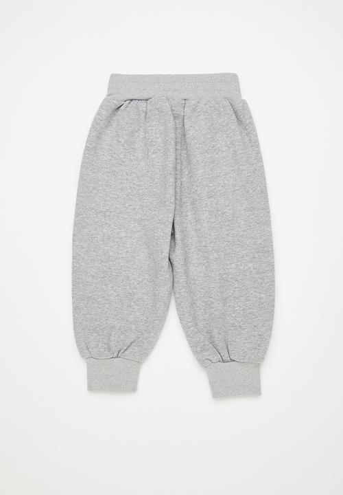 Pop Candy - Bear embroidered sweatpants - grey