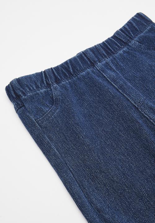 Pop Candy - Skinny jeans with mock pockets - dark blue