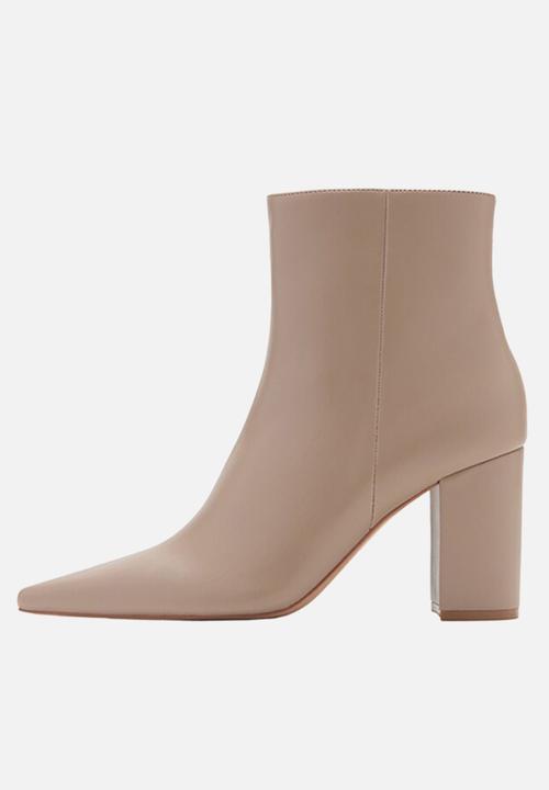MANGO - Cobo ankle boot - light beige