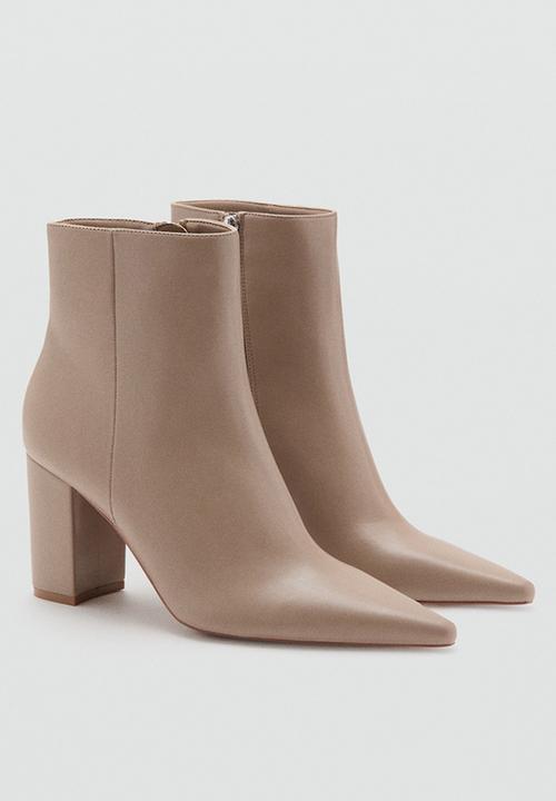 MANGO - Cobo ankle boot - light beige