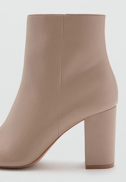 MANGO - Cobo ankle boot - light beige