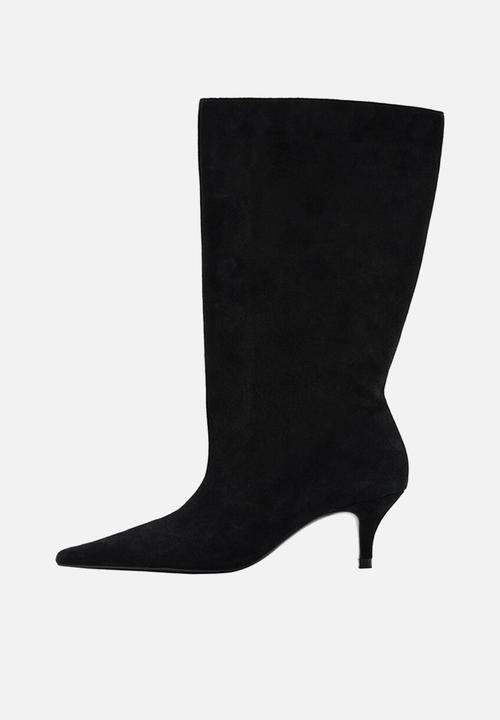 MANGO - After 1 ankle boot - black
