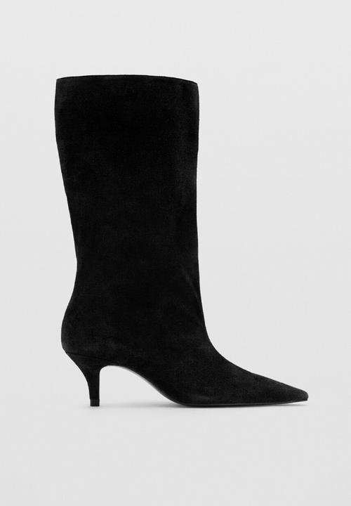 MANGO - After 1 ankle boot - black