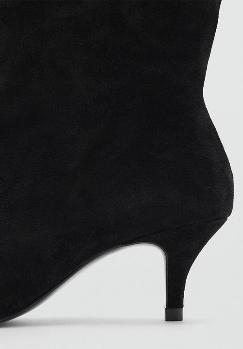 MANGO - After 1 ankle boot - black