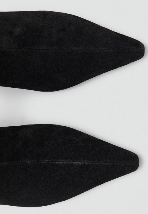 MANGO - After 1 ankle boot - black