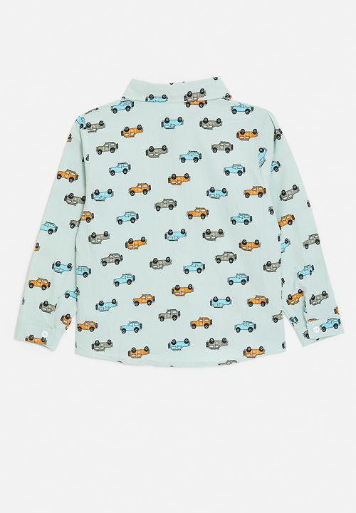 Pop Candy - Off-roader aop shirt - calm green