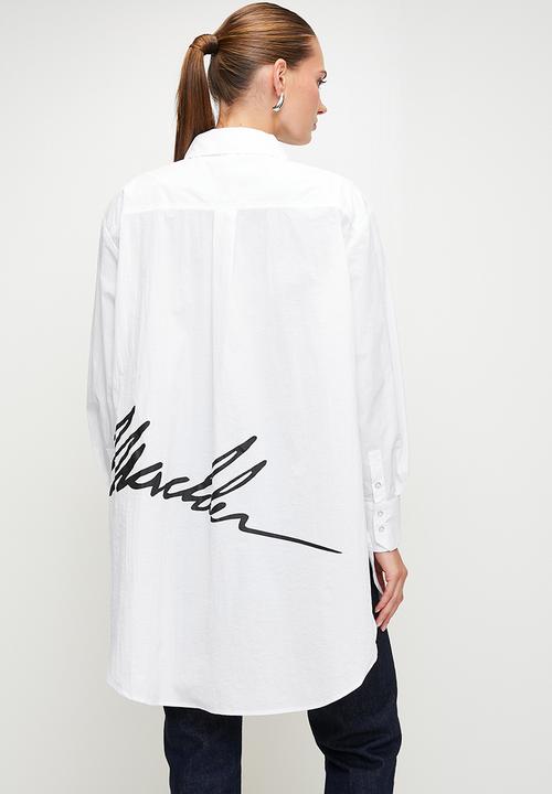 Steve Madden - Ladies ophelia oversized shirt - white