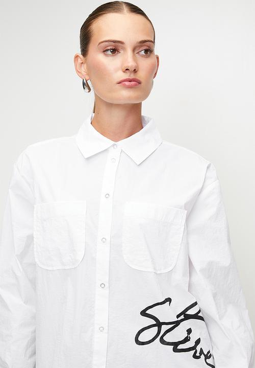 Steve Madden - Ladies ophelia oversized shirt - white