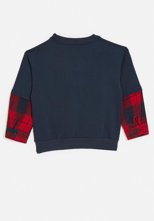 Pop Candy - Twofer sweatshirt - navy