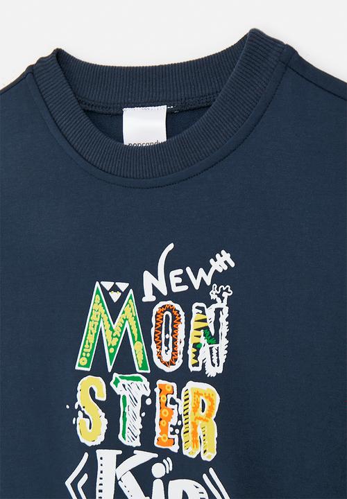 Pop Candy - Twofer sweatshirt - navy