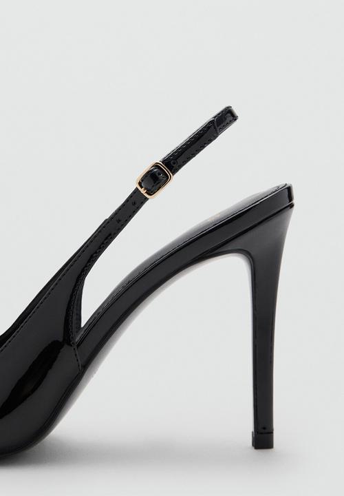 MANGO - Pietra slingback - black
