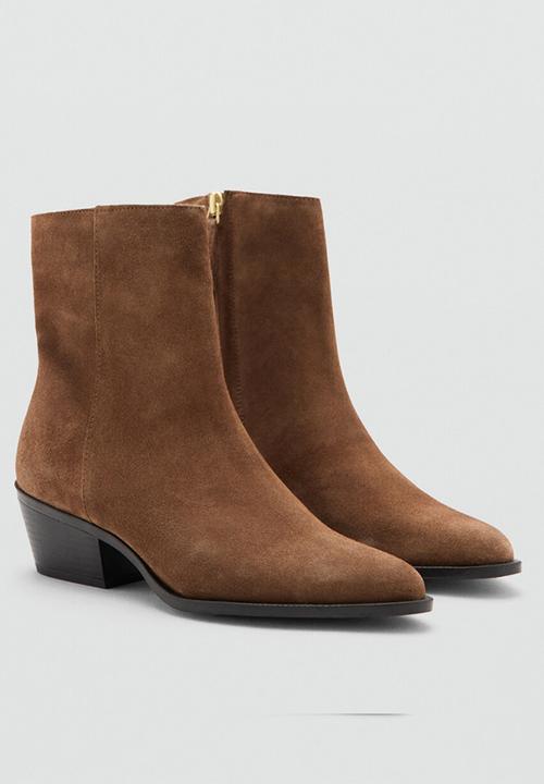 MANGO - Wagon ankle boot - medium brown